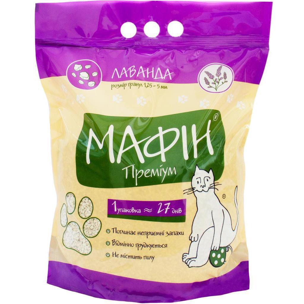 Наповнювач бентонітовий Мафін з ароматом лаванди 4 кгфото