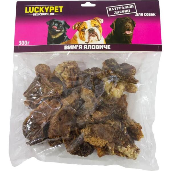 

Лакомства для собак Lucky Pet Вымя 300 г