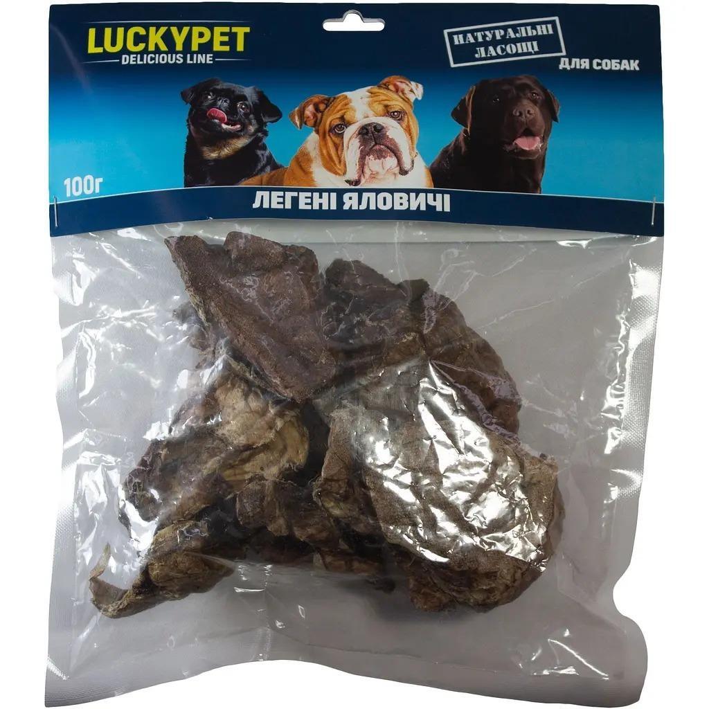 Ласощі для собак Lucky Pet Легені 100 гфото