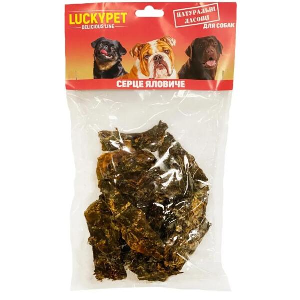 

Лакомства для собак Lucky Pet Сердце говяжье 1 кг