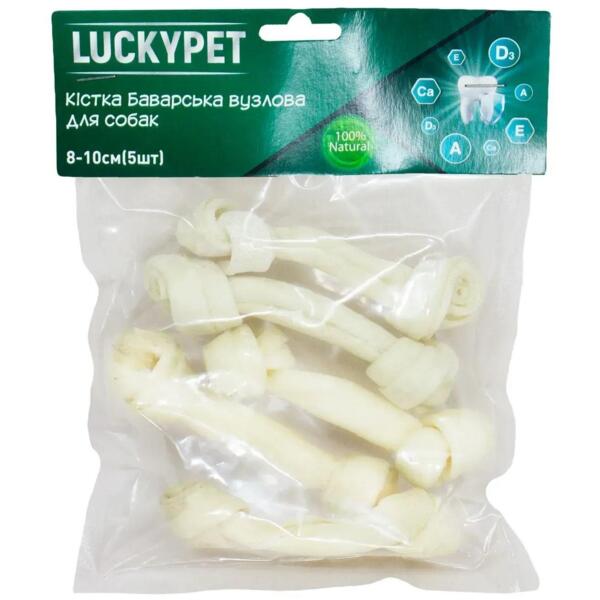 

Лакомства для собак Lucky Pet Кость Баварская узловая №1 8-10 см 5 шт