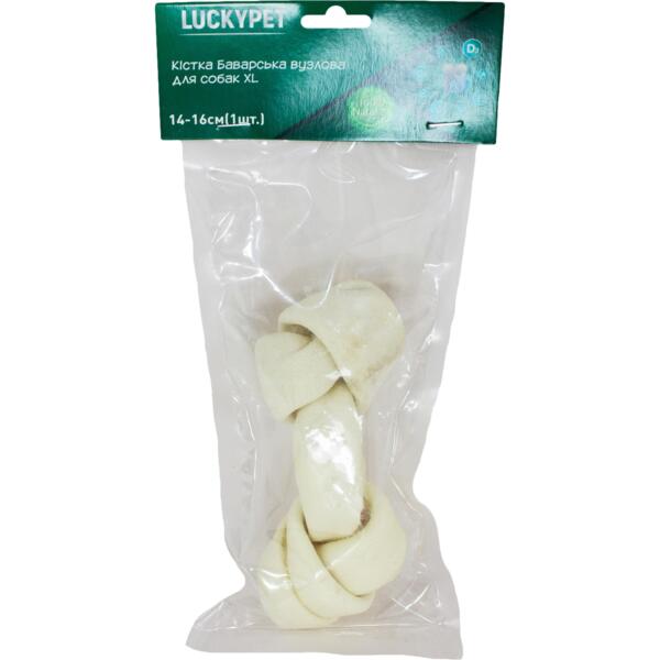 

Лакомства для собак Lucky Pet Кость Баварская узловая №3 XL 14-16 см 1 шт