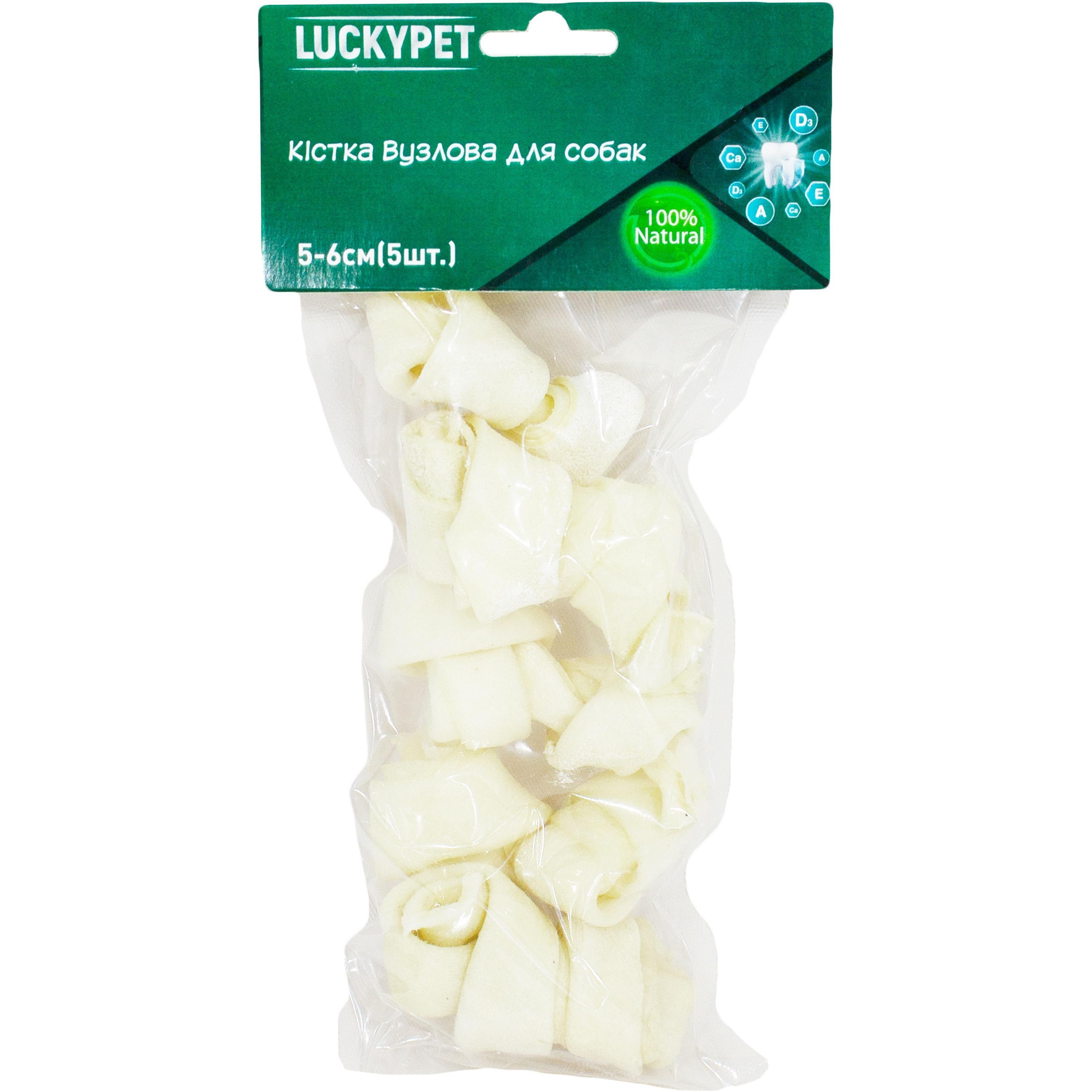 Лакомства для собак Lucky Pet Кость узловая №1 5-6 см 5 шт фото 1