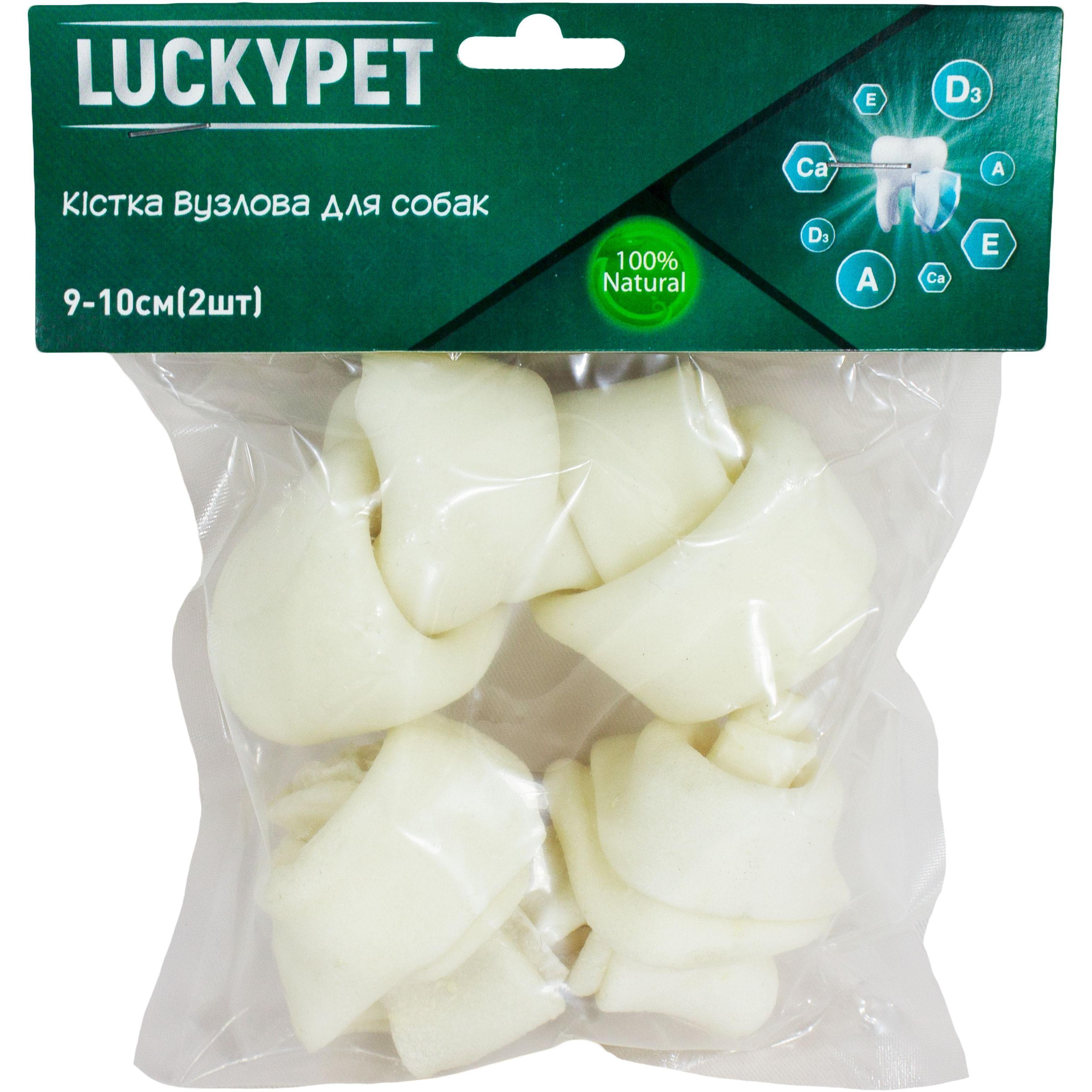 Лакомства для собак Lucky Pet Кость узловая №4 9-10 см 2 шт фото 1