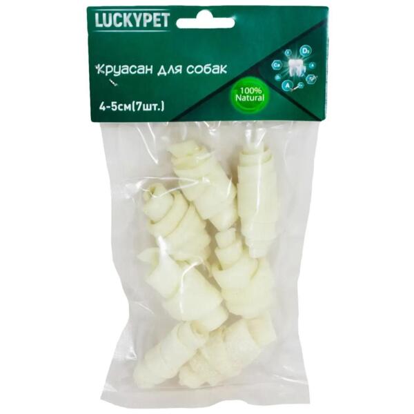 

Лакомства для собак Lucky Pet Рогалик №1 4-5 см 7 шт