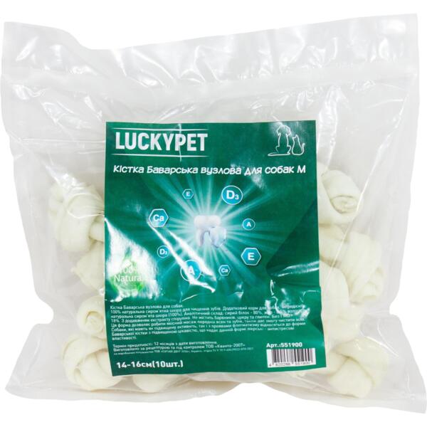 Лакомства для собак Lucky Pet Кость Баварская узловая №3 M 14-16 см 10 шт