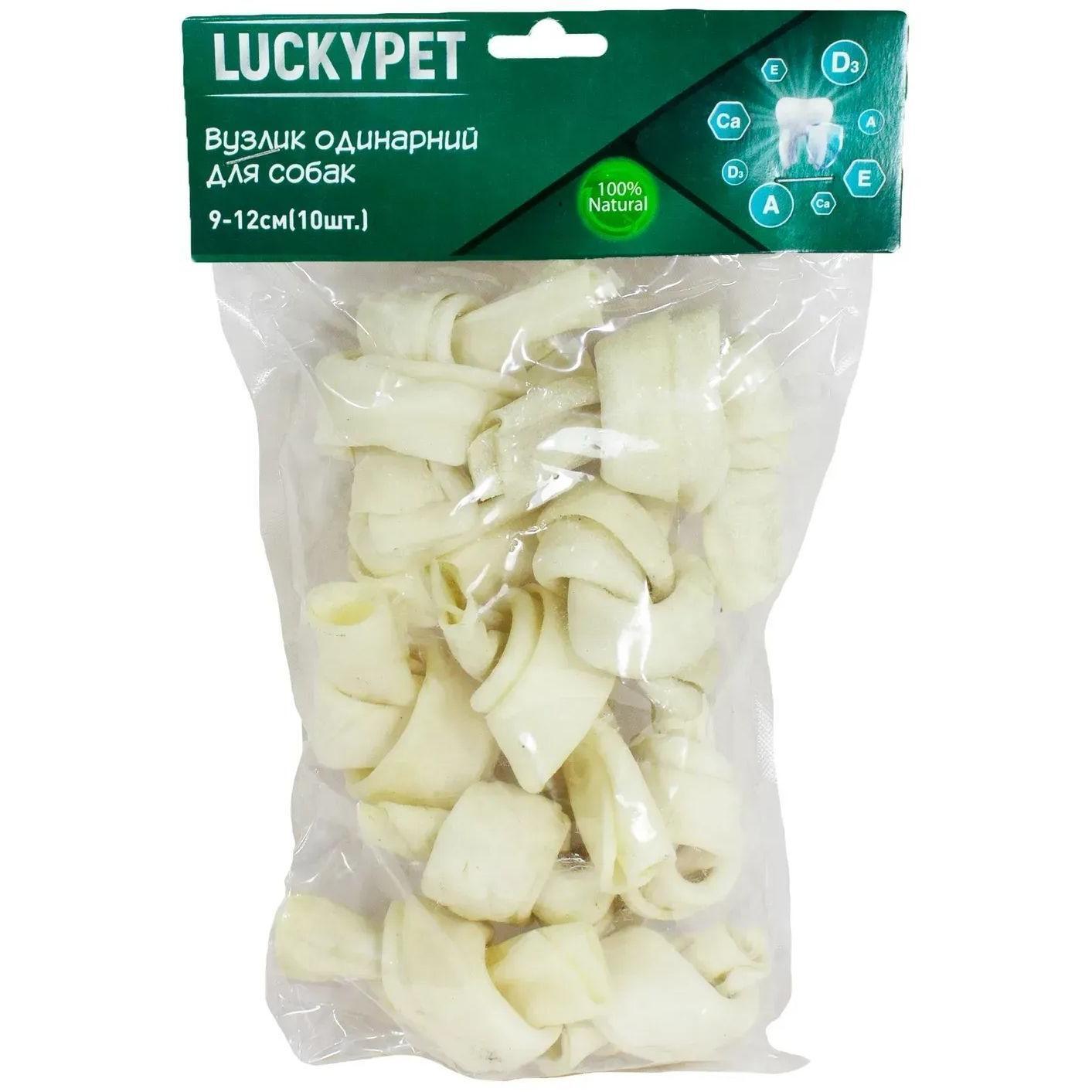 Ласощі для собак Lucky Pet Вузлик одинарний №3 9-12 см 10 штфото1