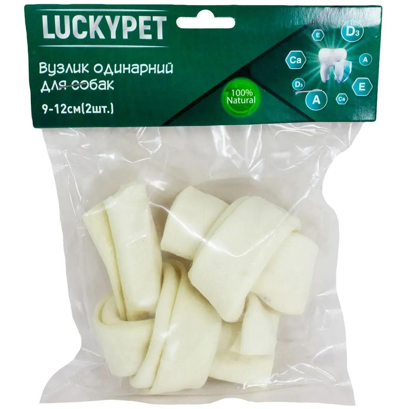 Ласощі для собак Lucky Pet Вузлик одинарний №3 9-12 см 2 штфото1