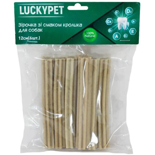 

Лакомства для собак Lucky Pet Звездочка со вкусом кролика 12 см 6 шт