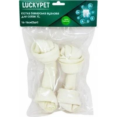 Лакомства для собак Lucky Pet Кость Баварская узловая №3 XL 14-16 см 2 шт фото 1