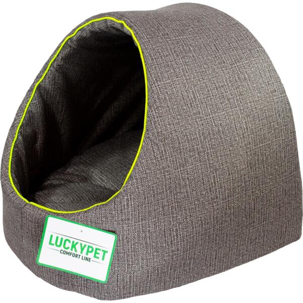 Будка Lucky Pet №1 Алиса Серый 36x37x32