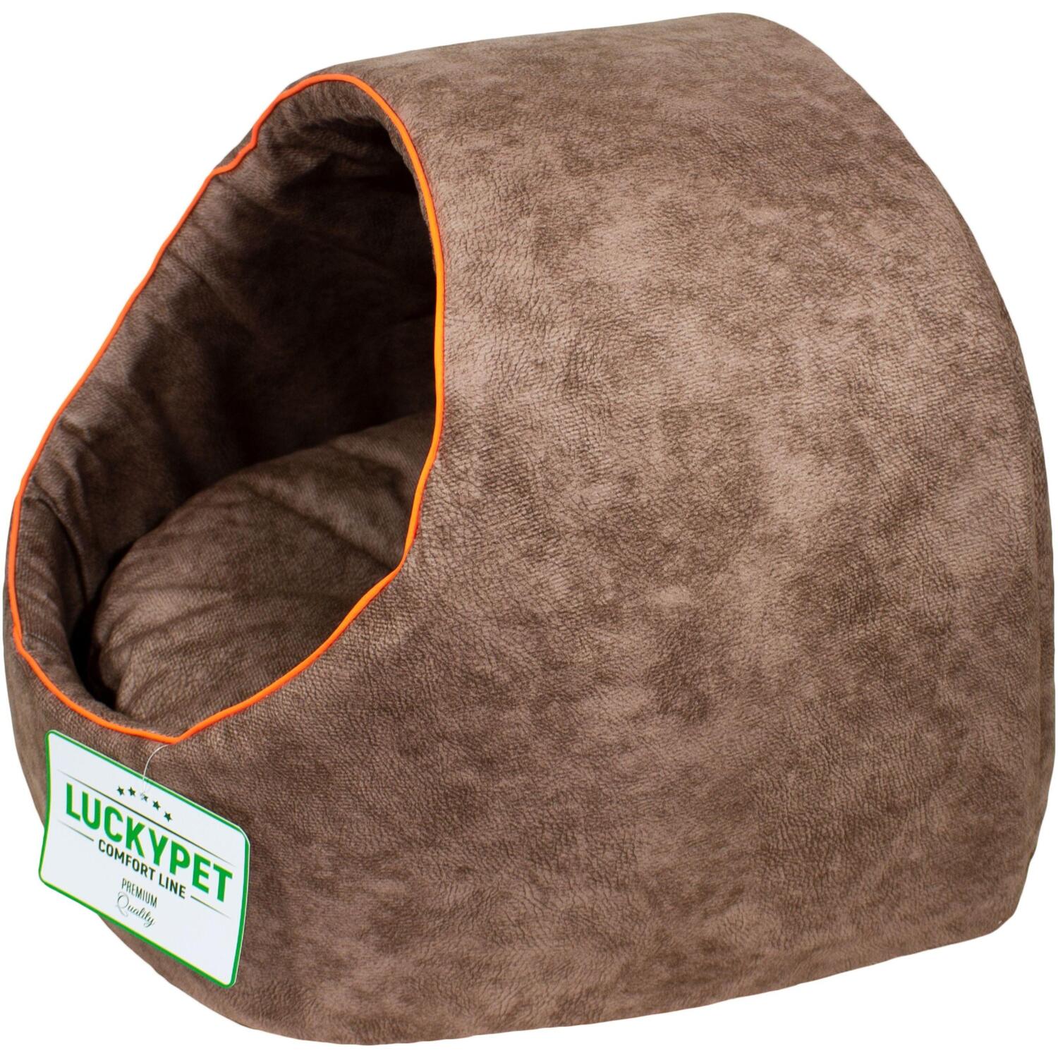 Будка Lucky Pet №1 Алиса Коричневый 36x37x32