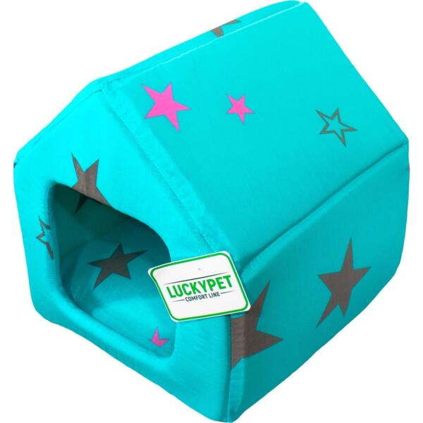 

Домик Lucky Pet №1 Джесси Бирюзовый 30x33x33