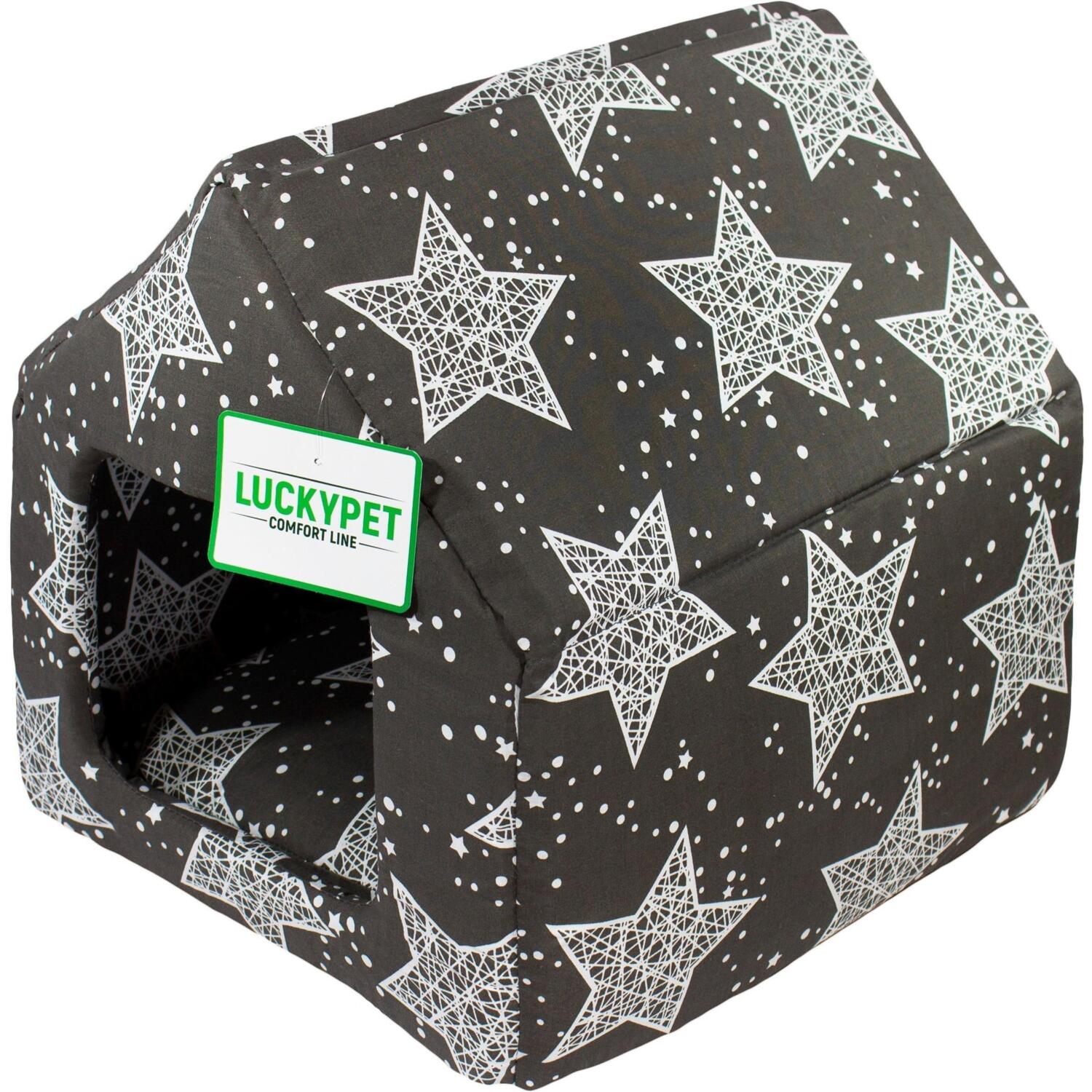 Домик Lucky Pet №1 Джесси Серый 30x33x33