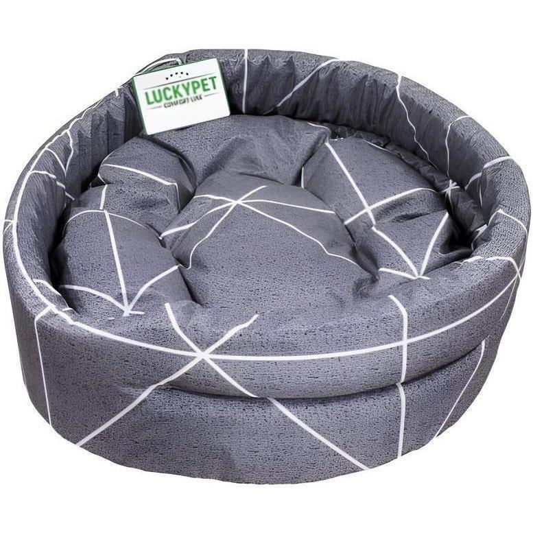 Лежак Luсky Pet №5 Зірка Сірий 65x80