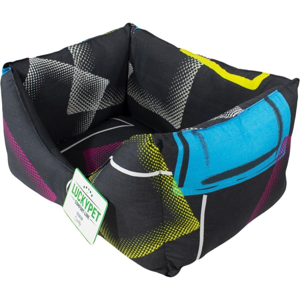 Лежак Lucky Pet №2 Рей Геометрия 40x50x22 фото 1