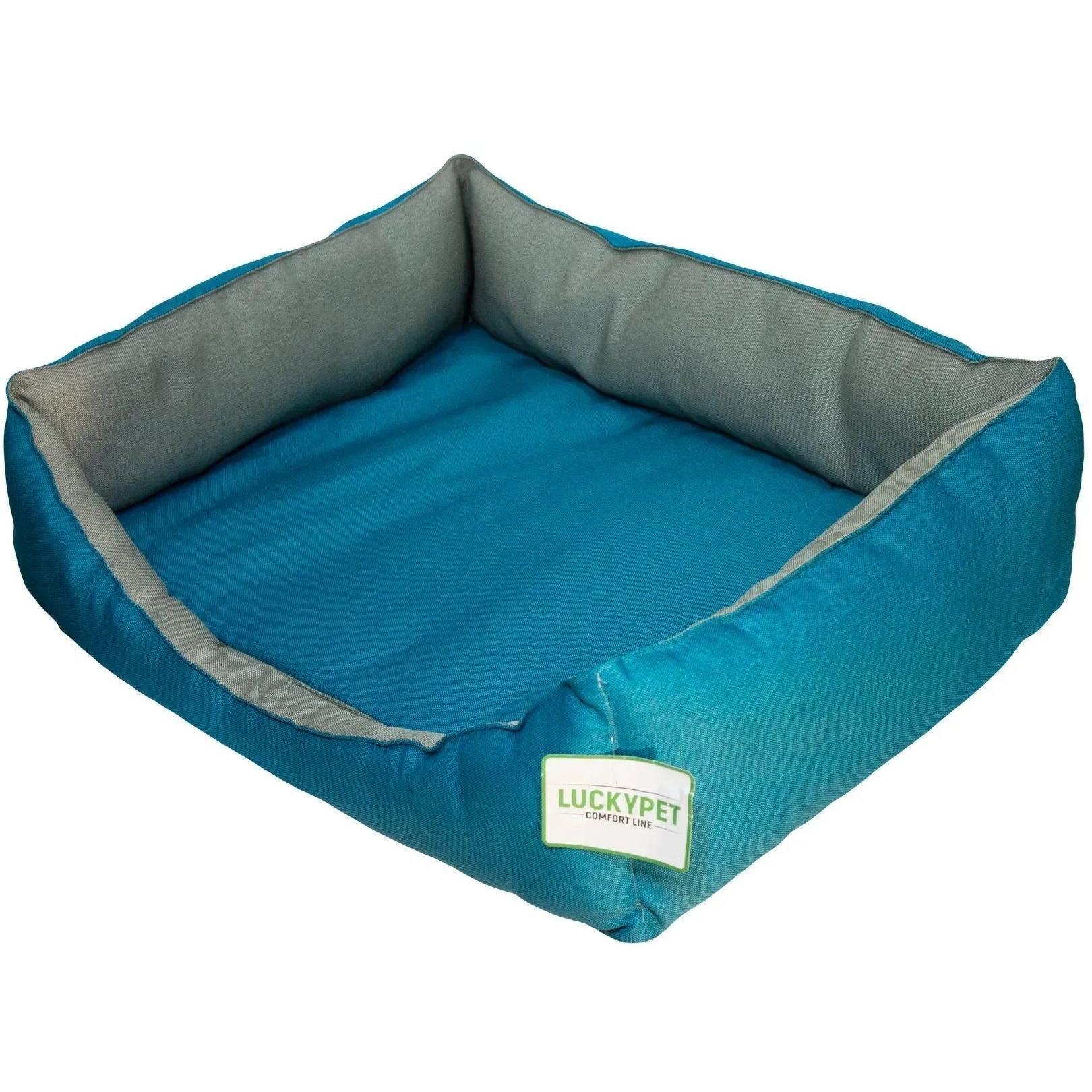 Лежак Lucky Pet №6 Тоби Бирюзовый 80x120x26 фото 1