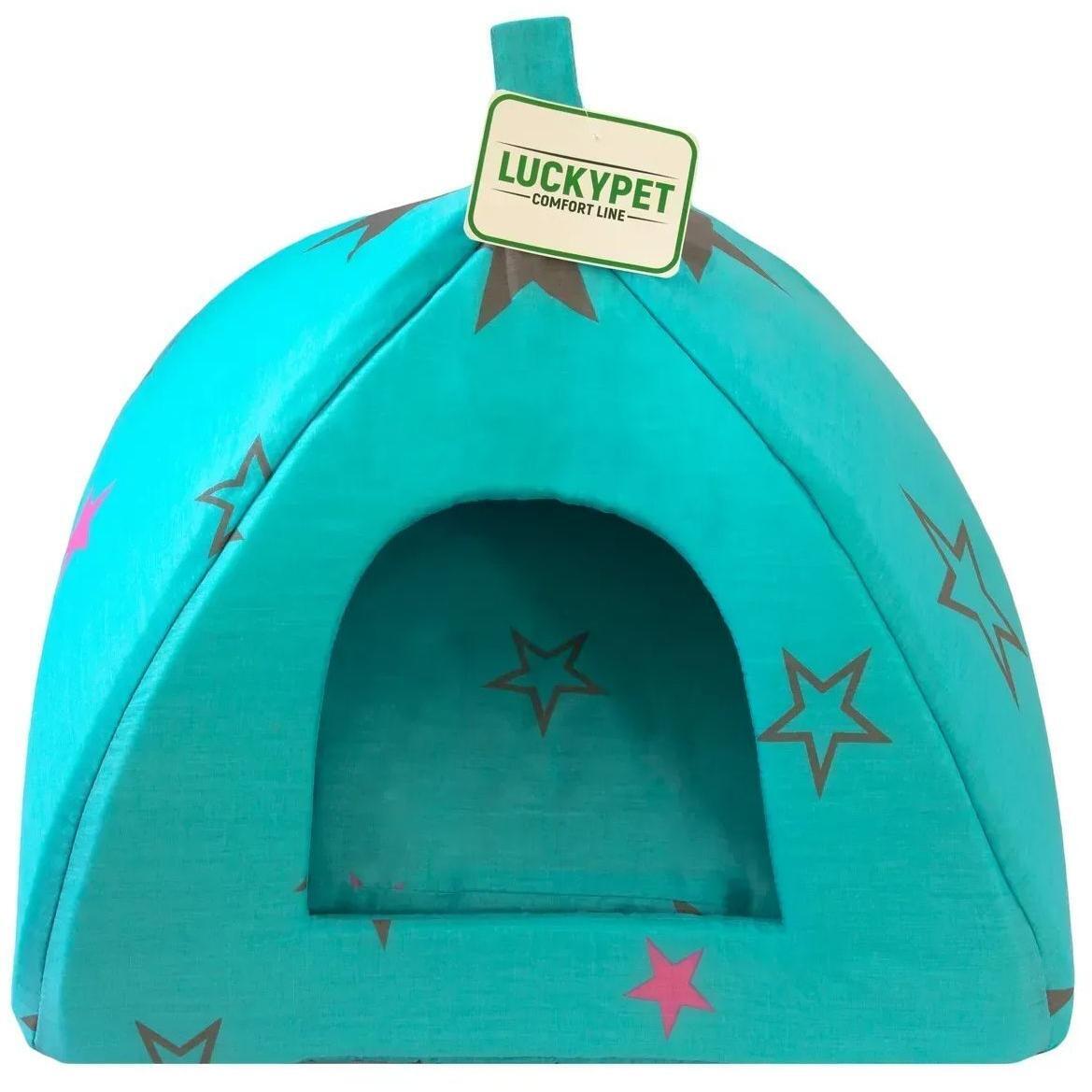 Юрта Lucky Pet №2 Соня Бірюзовий 46x46x35фото1