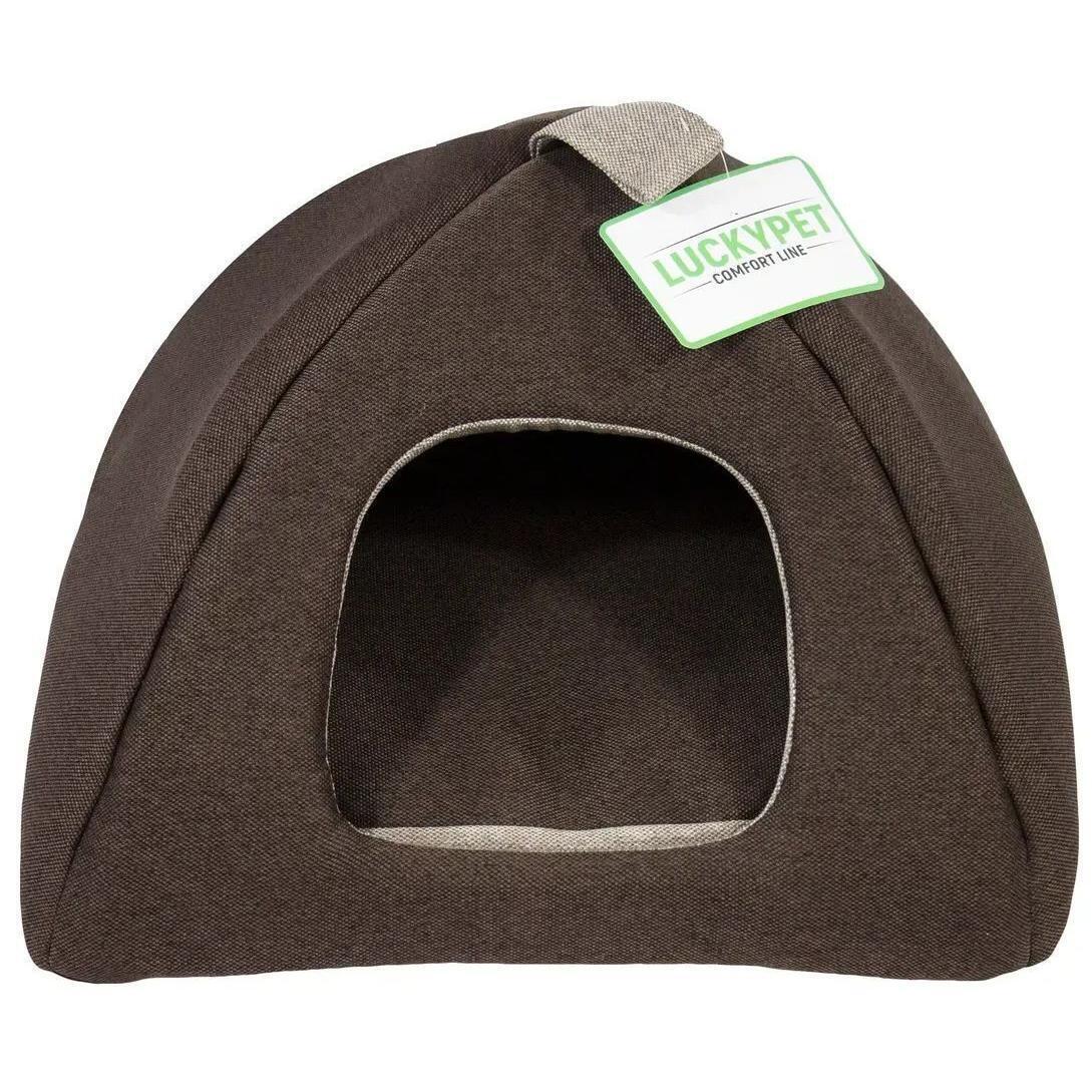 Юрта Lucky Pet №2 Мия Коричневый 46x46x35 фото 1
