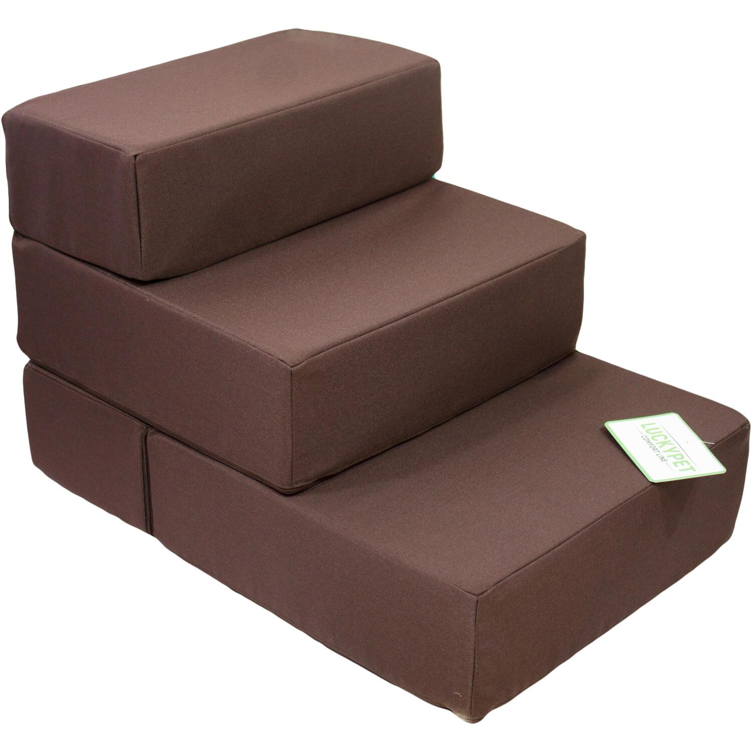 Ступеньки-трансформер Lucky Pet Эверест Коричневые 36x40x60