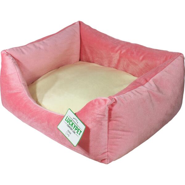 

Лежак Lucky Pet №3 Рольф Розово-кремовый 60x80x24
