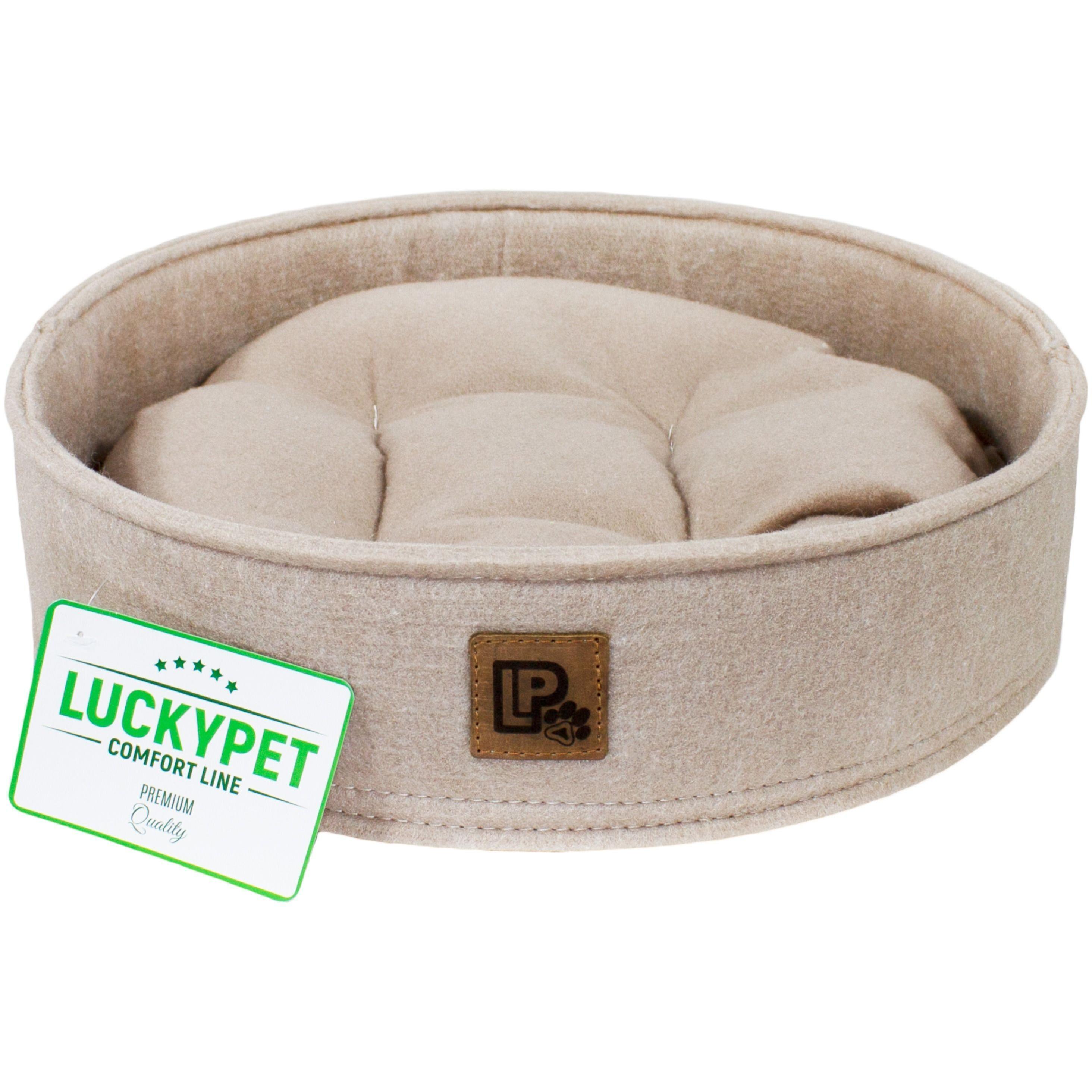 Лежак Lucky Pet №3 Дольче Бежевый 45x11 фото 1
