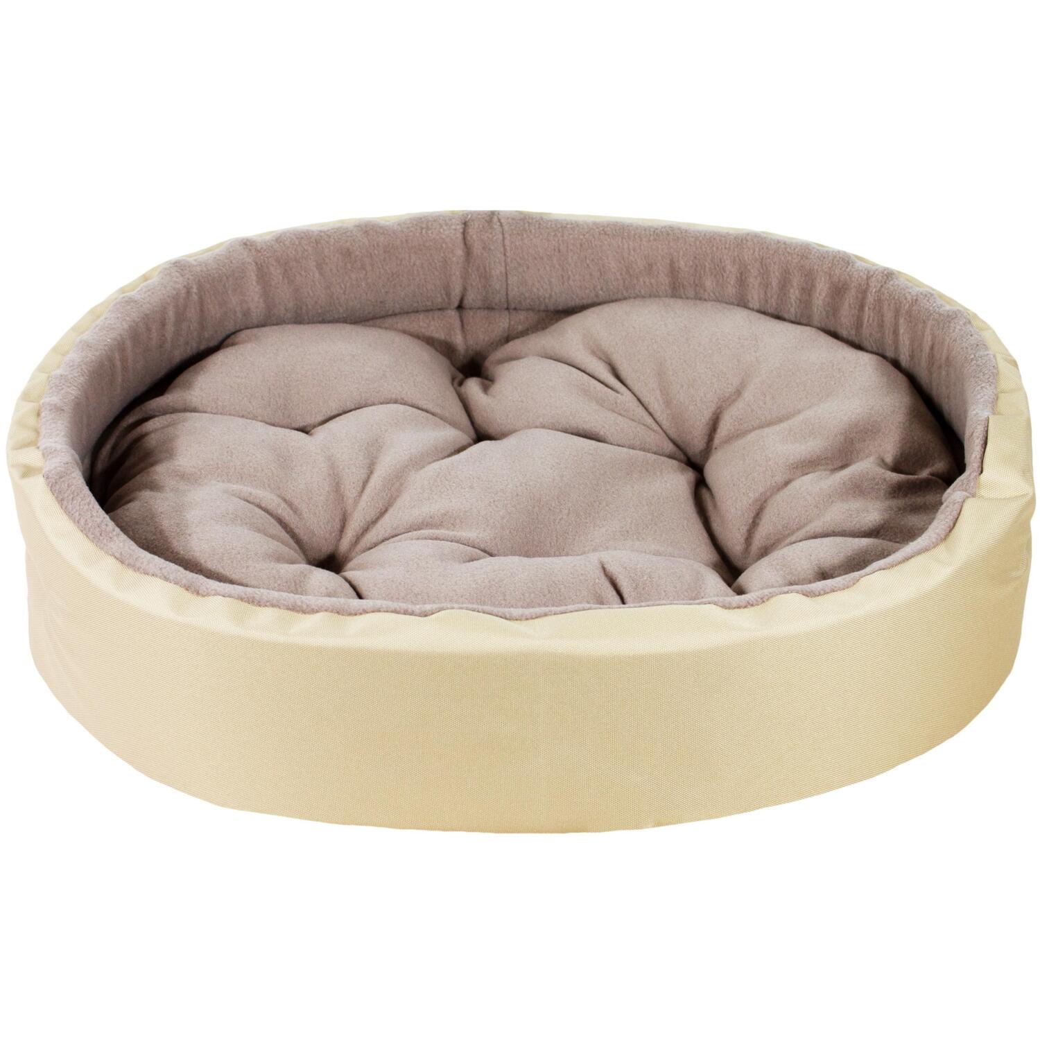 Лежак Lucky Pet №3 Оксфорд Фліс Беж 50x60