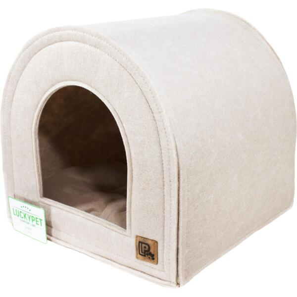 

Домик Lucky Pet №3 Опера Бежевый 45x45x45