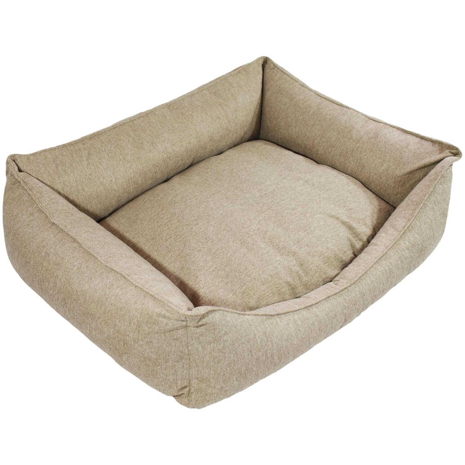 Лежак Lucky Pet №3 Твист Кофейный 60x80x20