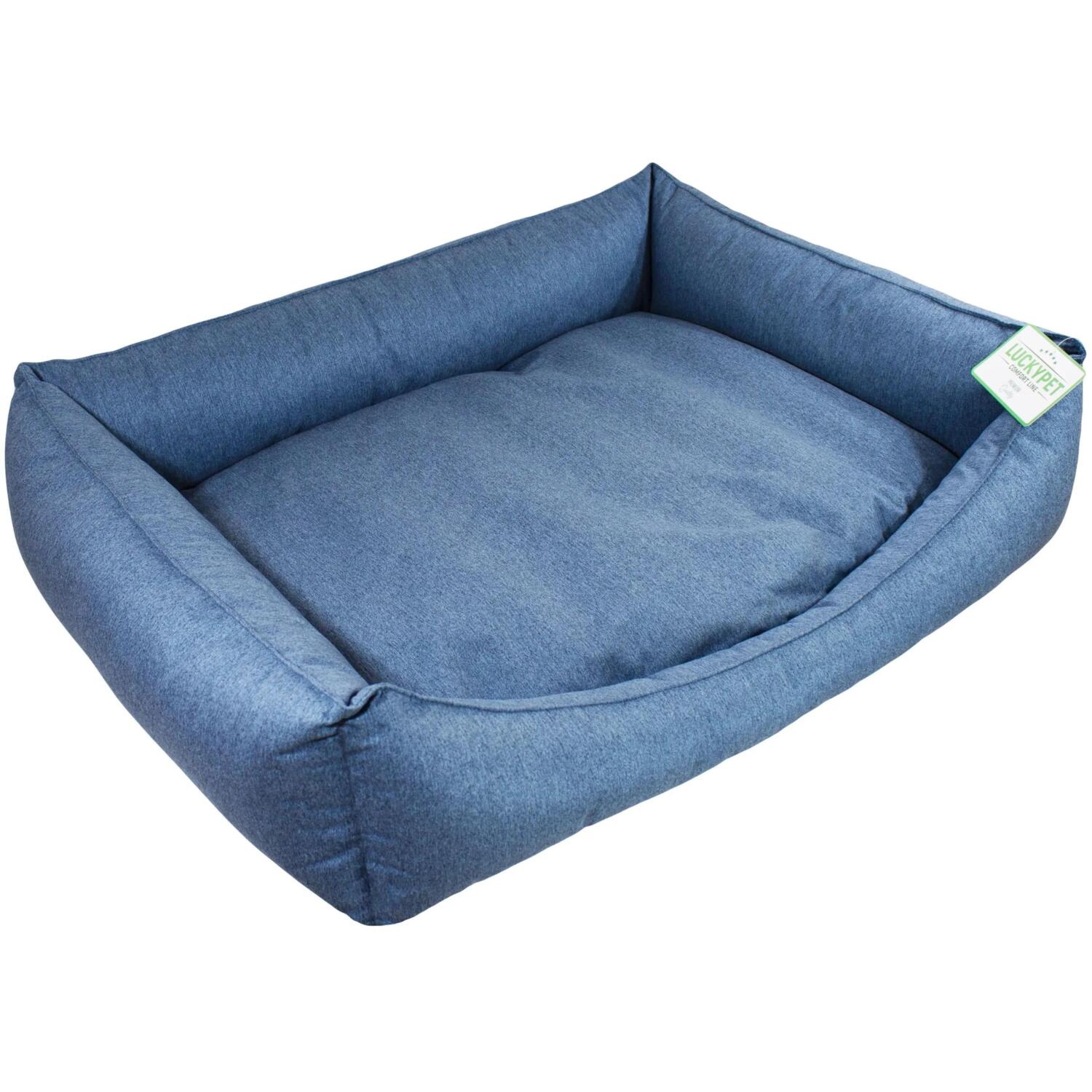 Лежак Lucky Pet №3 Твист Синий 60x80x20