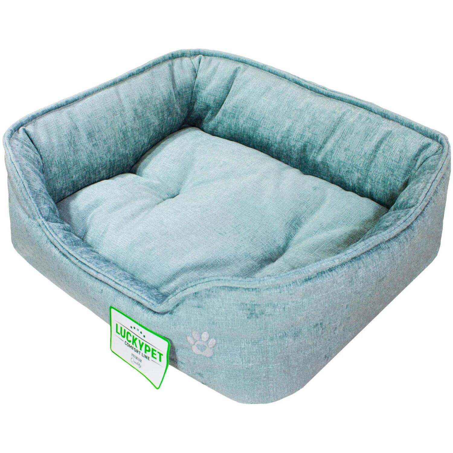 Лежак Lucky Pet №3 Мінор Оливковий 60x80x23