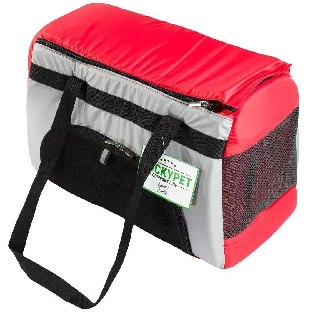 Сумка-тоннель Lucky Pet №0 Арго Красный+Серый фото 1