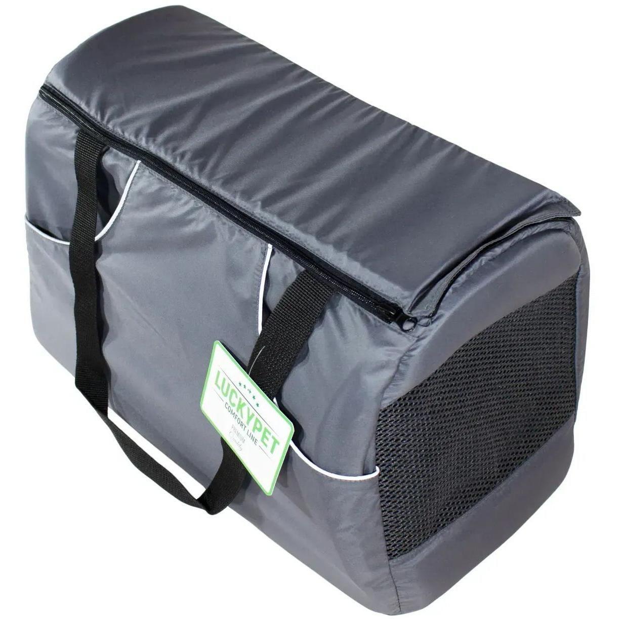 Сумка-тунель Lucky Pet №1 Арго Сірий 21x47x30фото1