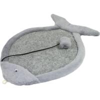 Когтеточка-коврик Lucky Pet тканевый Карась 30x44 см