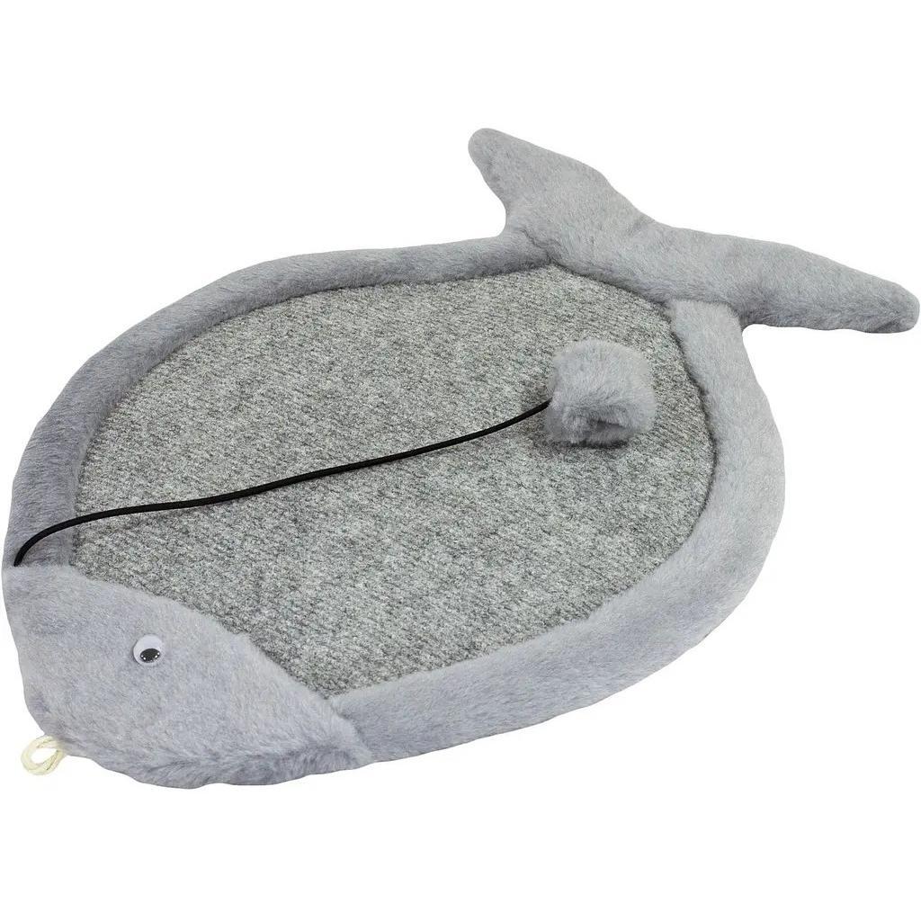 Когтеточка-коврик Lucky Pet тканевый Карась 30x44 см фото 1