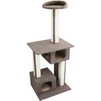 Когтеточка-домик Lucky Pet Говерла коричневый 57x44x129 см