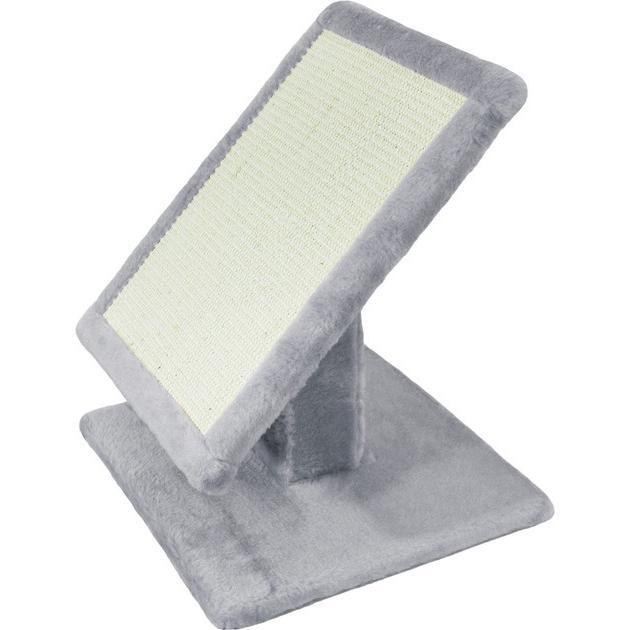 Когтеточка Lucky Pet Панелька мех серый 33x33x41 см фото 1