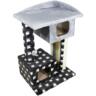 Когтеточка-домик Lucky Pet Каньон мех серый 57x44x79 см