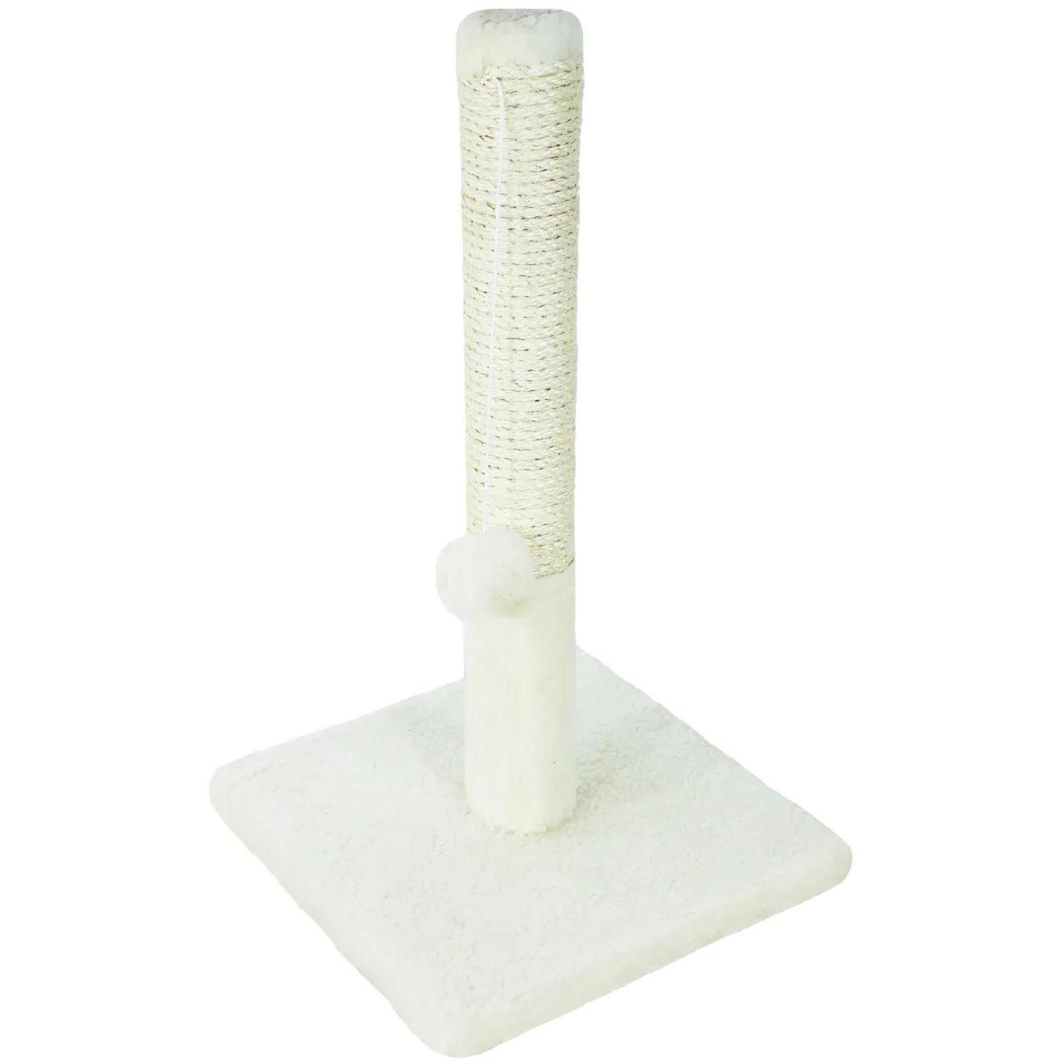 Когтеточка Lucky Pet ДКП сизаль мини белый 30x30x51 см фото 1