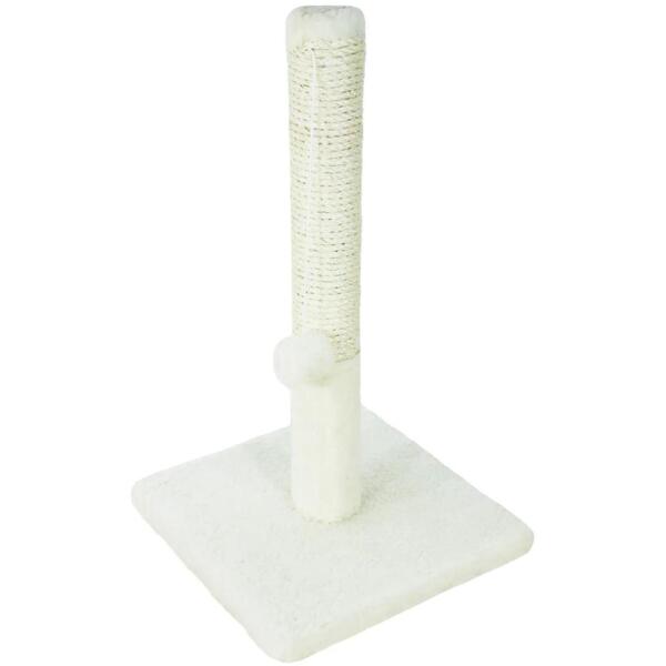 

Когтеточка Lucky Pet ДКП сизаль мини белый 30x30x51 см