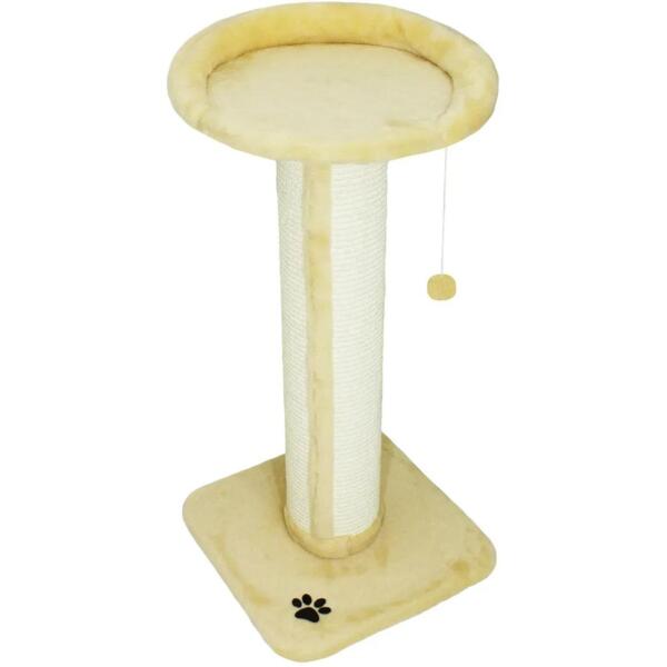 

Когтеточка Lucky Pet Прана Макси бежевый 38x38x77 см