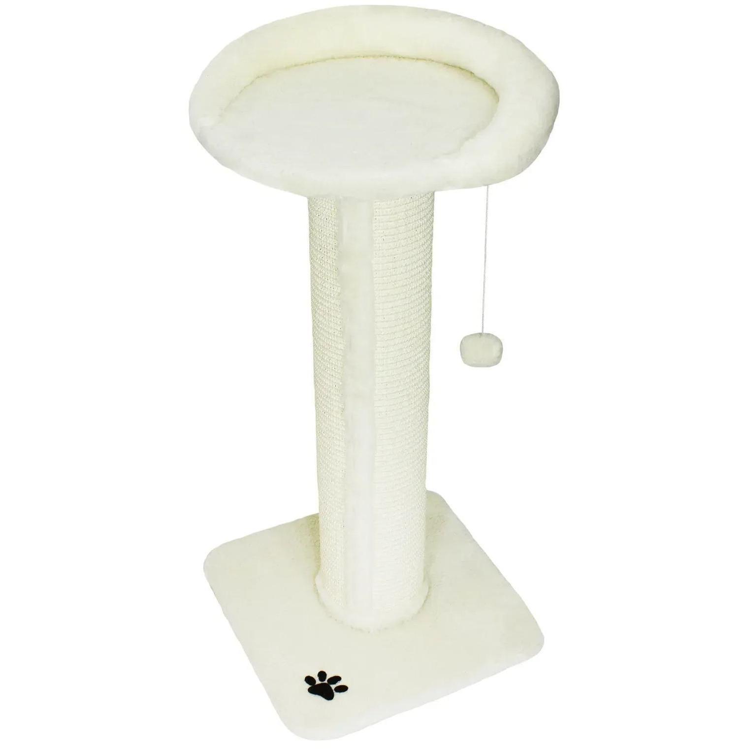 Когтеточка Lucky Pet Прана Макси белый 38x38x77 см фото 1