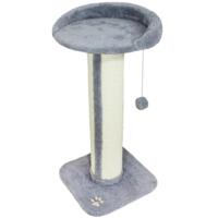 Когтеточка Lucky Pet Прана Макси серый 38x38x77 см