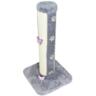 Когтеточка Lucky Pet Столбик круглый Люкс серый 38x38x73 см