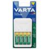 Зарядний пристрій Varta Plug Charger + Акумулятор NI-MH AA2100 мАч 4 шт. (57657101451)