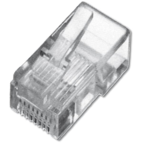 Коннектор DIGITUS САТ 3 RJ11, 6P6C, 100шт. (A-MO6/6SF)