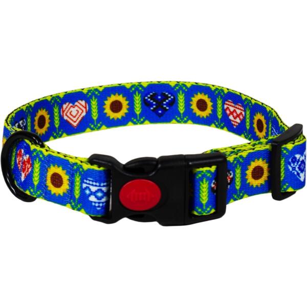 

Ошейник Lucky Pet капроновый Символика 25мм/35-45см