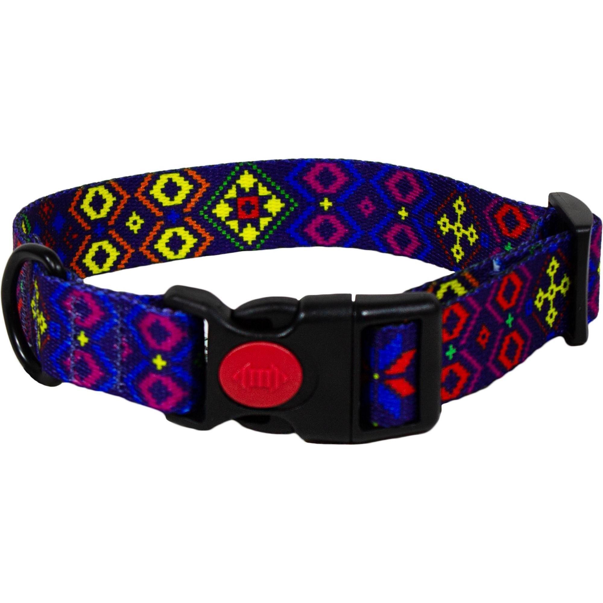 Нашийник Lucky Pet капроновий Орнамент 25мм/35-45смфото1