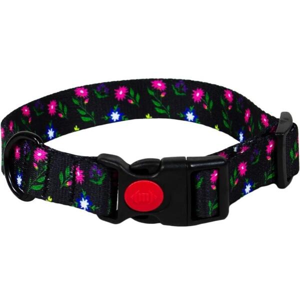 

Ошейник Lucky Pet капроновый Цветочная ночь 25мм/43-66см