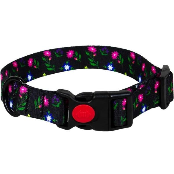 

Ошейник Lucky Pet капроновый Цветочная ночь 10мм/18-28см